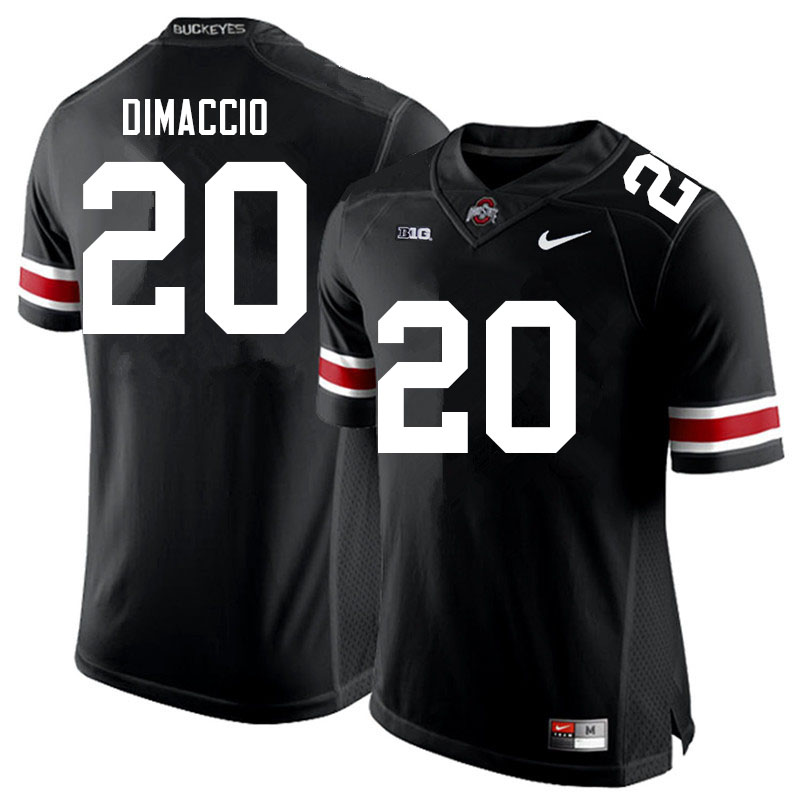 Men #20 Dominic DiMaccio Ohio State Buckeyes College Football Jerseys Sale-Black